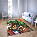 Marvel The Arvengers Hulk And Captain America Carpet
