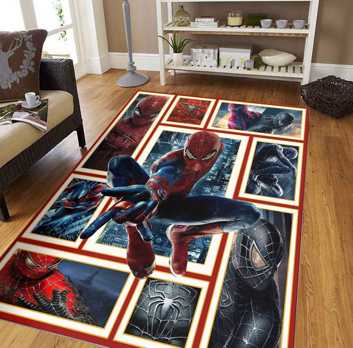 Spider man marvel Avengers superheroes love decorative floor