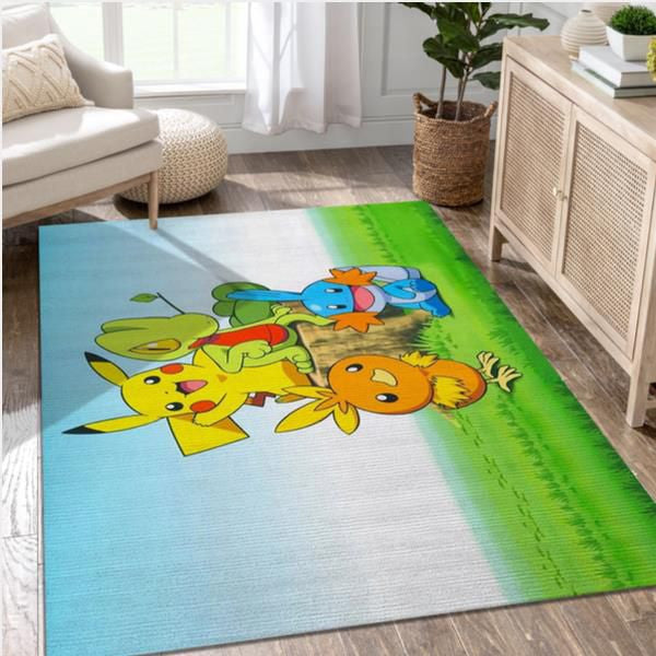 Torchic Pika chu Mudkip And Treecko Near A Tree Stump Video Game