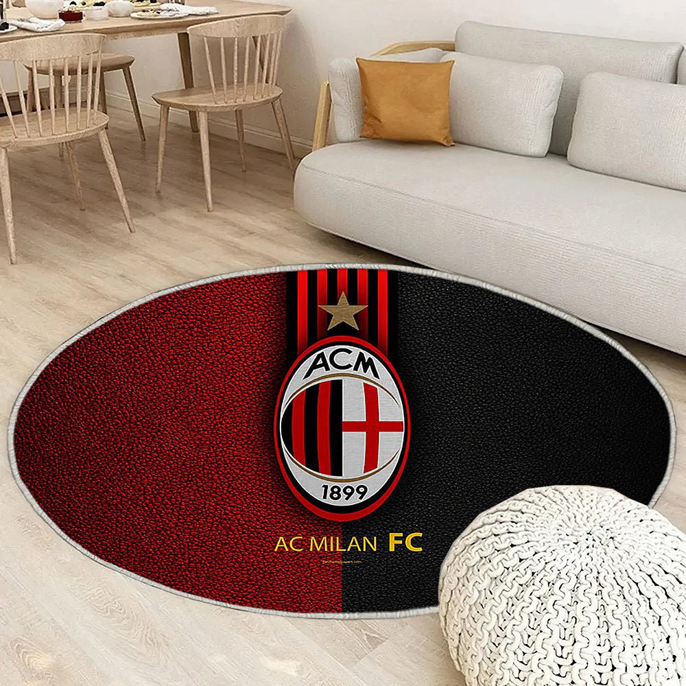 Ac Milan Club Italien de FootballMilan Fcitalienchampionnats Tapis Sol - Tapis De Salon, Tapis Art, Tapis pour la décoration de la maison