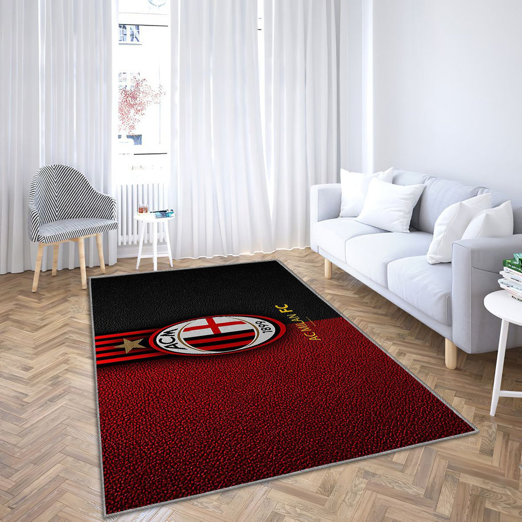 Ac Milan Club Italien de FootballMilan Fcitalienchampionnats Tapis Sol - Tapis De Salon, Tapis Art, Tapis pour la décoration de la maison