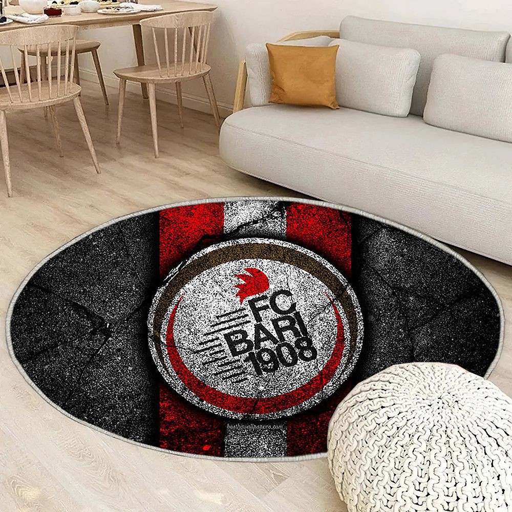 Bari Fc Tapis Sol - Tapis De Salon, Serie B Football Tapis Art, Tapis pour la décoration de la maison