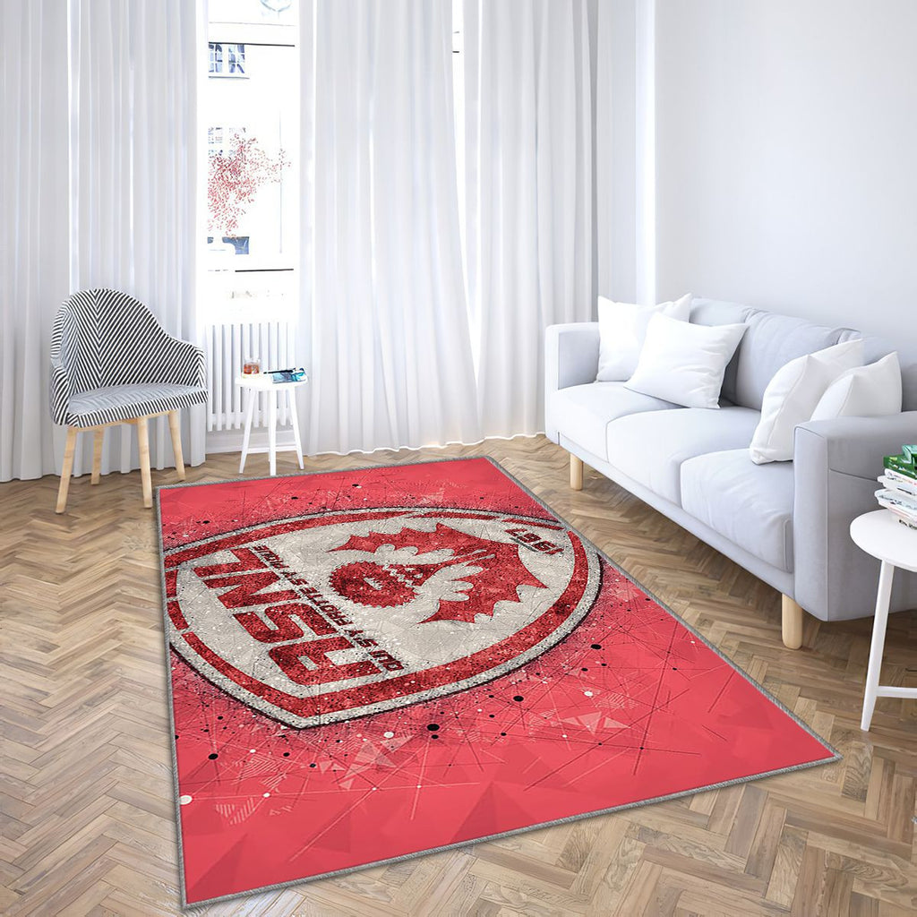 Comme Nancy Logo Tapis Sol - Tapis De Salon, Football Français Tapis Art, Tapis pour la décoration de la maison