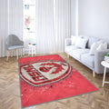 Comme Nancy Logo Tapis Sol - Tapis De Salon, Football Français Tapis Art, Tapis pour la décoration de la maison