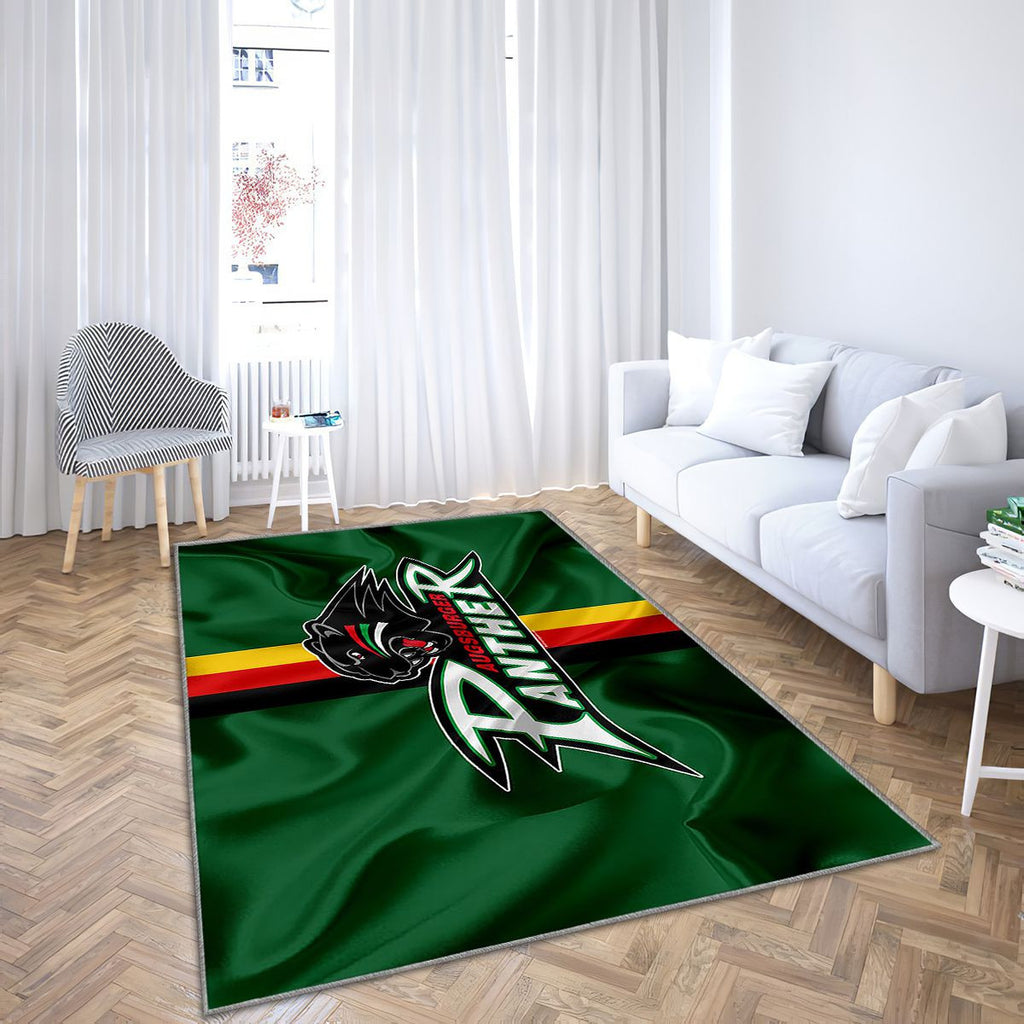 Augsburger Panther Club de hockey allemand Hockey Deutsche Eishockey Liga Tapis Sol - Tapis De Salon, Allemagne Drapeau en soie Tapis Art, Tapis pour la décoration de la maison
