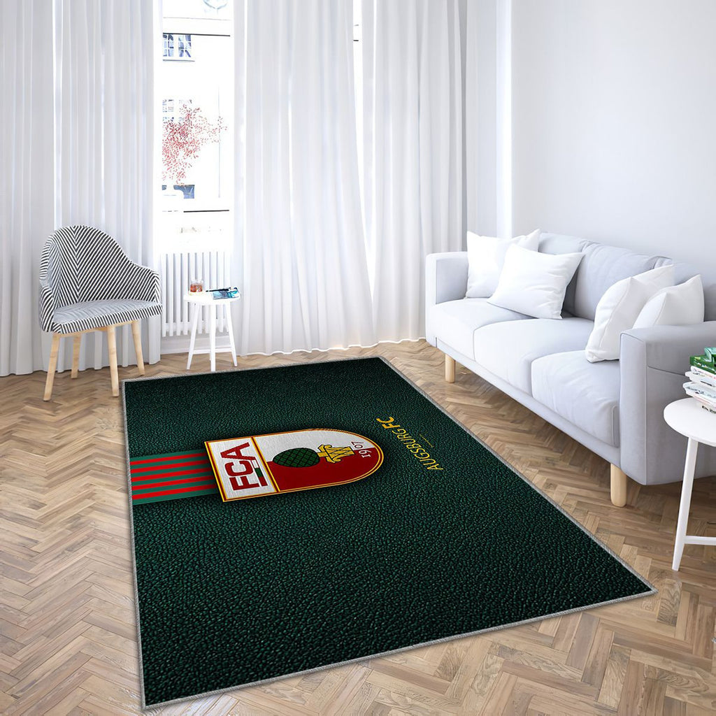 Augsbourg Fc Club de football allemand Tapis Sol - Tapis De Salon, Bavière Allemagne Tapis Art, Tapis pour la décoration de la maison