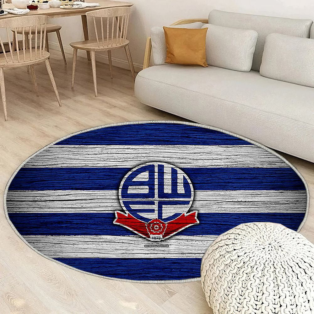 Championnat Bolton Wanderers Fc Efl Tapis Sol - Tapis De Salon, Club de Football Angleterre Bolton Wanderersfc Bolton Wanderers Tapis Art, Tapis pour la décoration de la maison