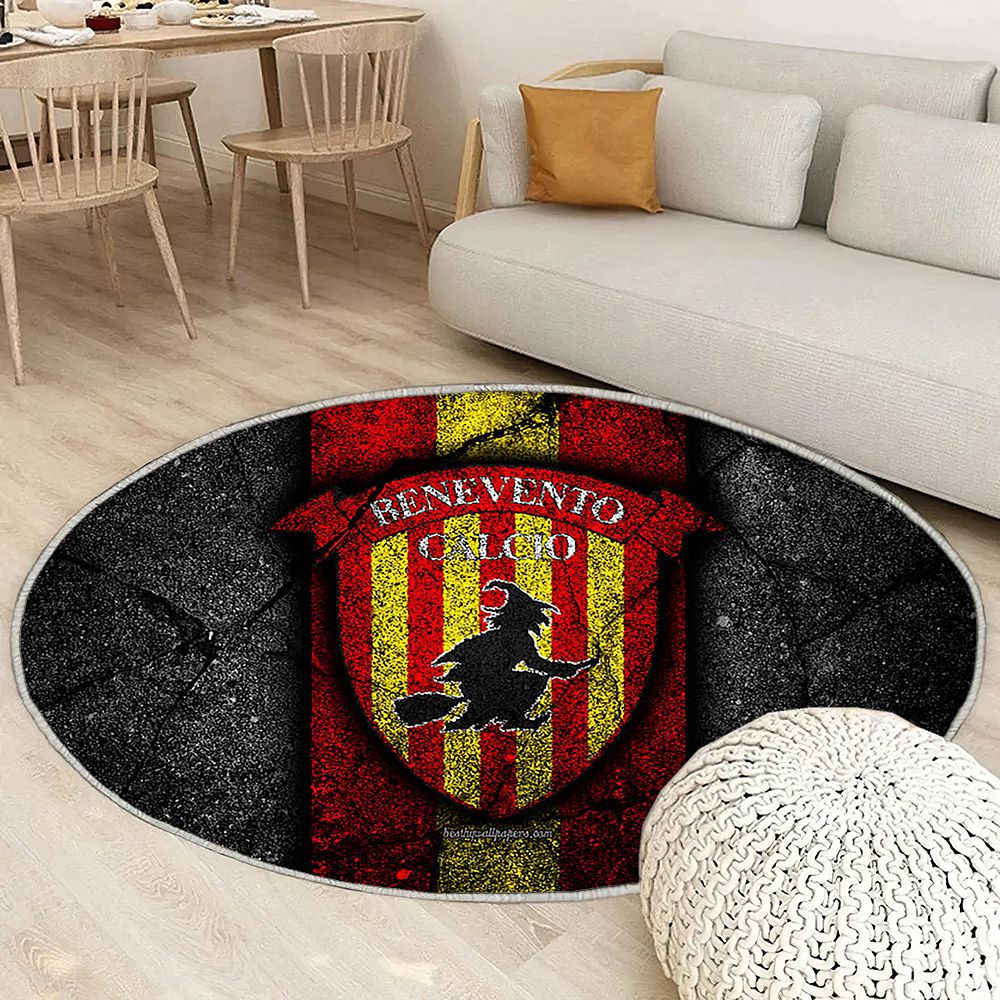 Benevento Fc Tapis Sol - Tapis De Salon, Serie B Football Tapis Art, Tapis pour la décoration de la maison