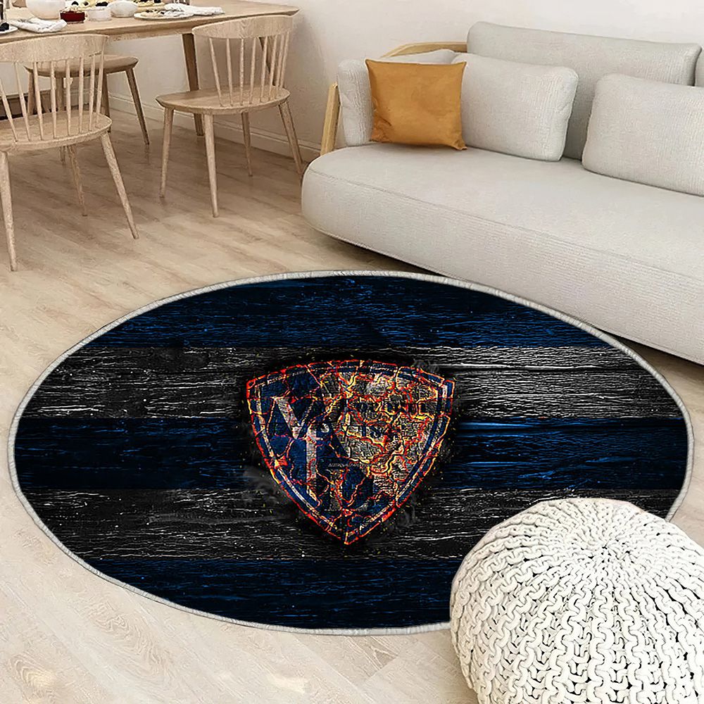 Bochum Fc Tapis Sol - Tapis De Salon, Bundesliga 2 Club De Football Allemand Bleu Et Blanc Tapis Art, Tapis pour la décoration de la maison