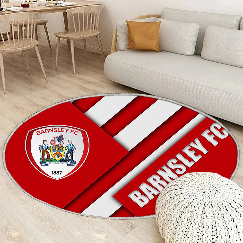 Barnsley Fc Tapis Sol - Tapis De Salon, Red Ionenglish Football Club Tapis Art, Tapis pour la décoration de la maison