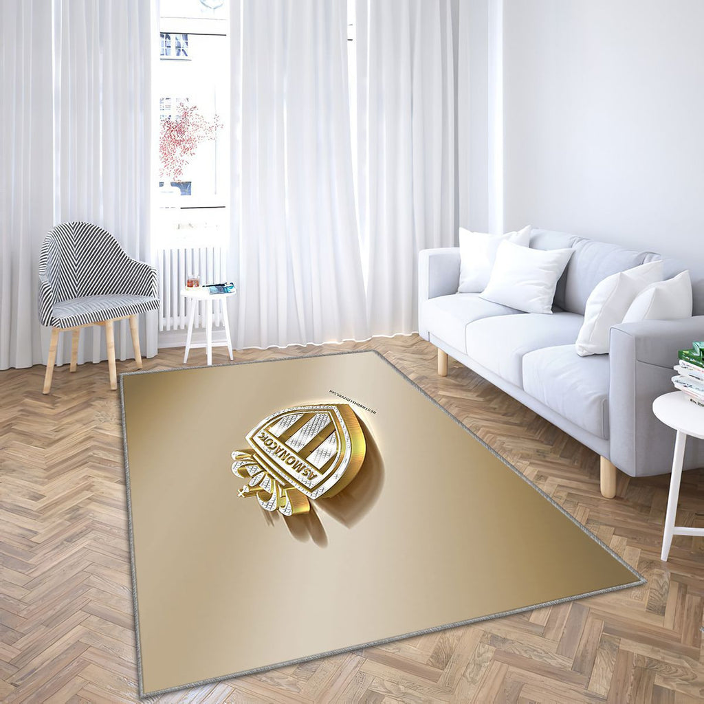 As Monaco Fc Tapis Sol - Tapis De Salon, Golden Silvermonaco France Tapis Art, Tapis pour la décoration de la maison