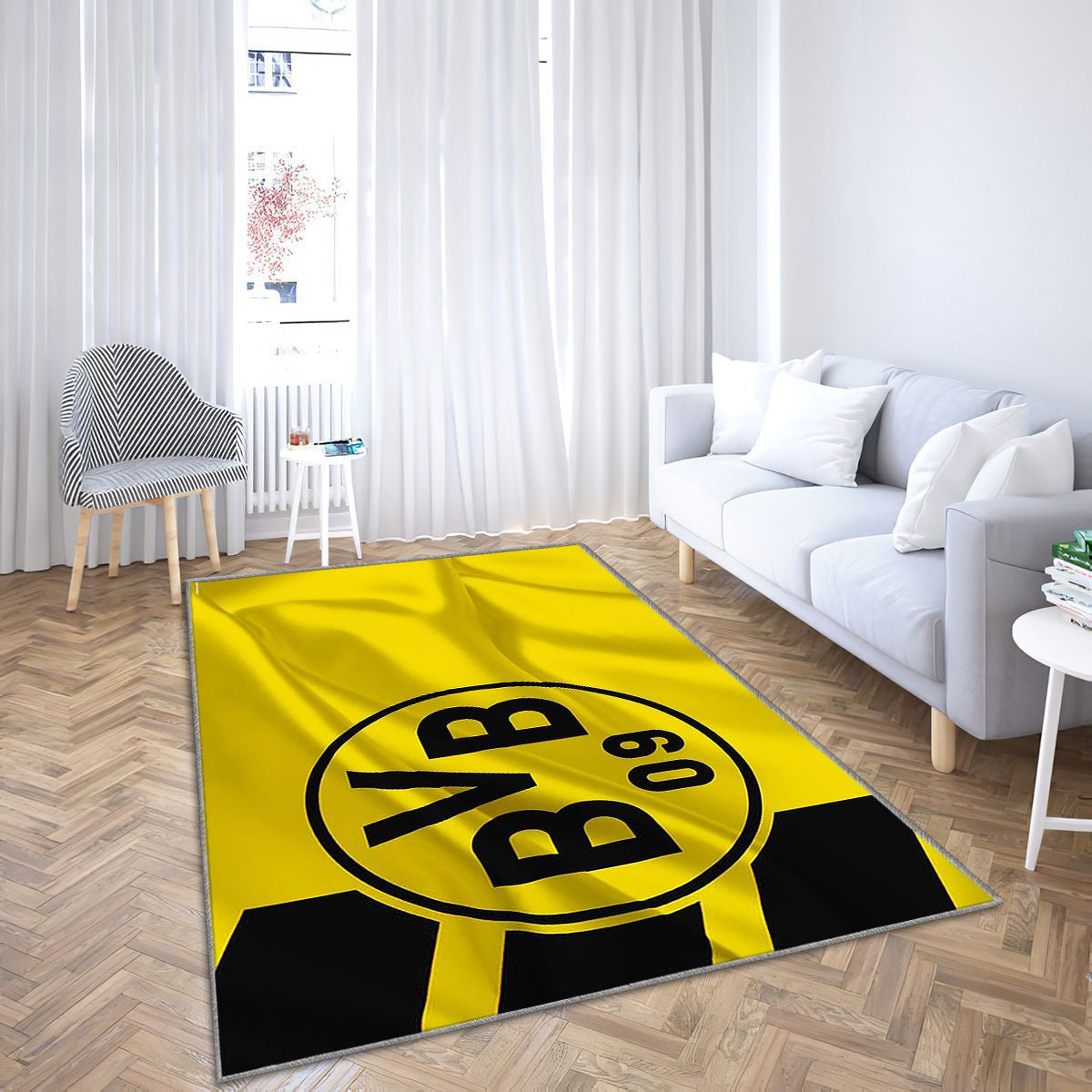 Borussia Dortmund Tapis Sol - Tapis De Salon, Football Bundesliga Borussia Tapis Art, Tapis pour la décoration de la maison