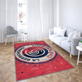 Châteauroux Fc Logo Tapis Sol - Tapis De Salon, Football Français Tapis Art, Tapis pour la décoration de la maison
