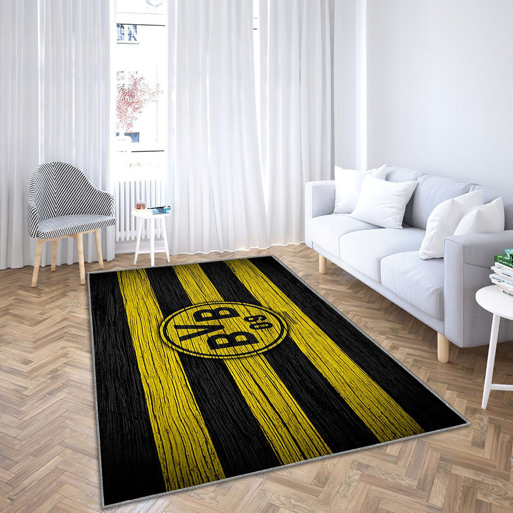 Borussia Dortmund Bundesligagermany Tapis Sol - Tapis De Salon, Football Tapis Art, Tapis pour la décoration de la maison