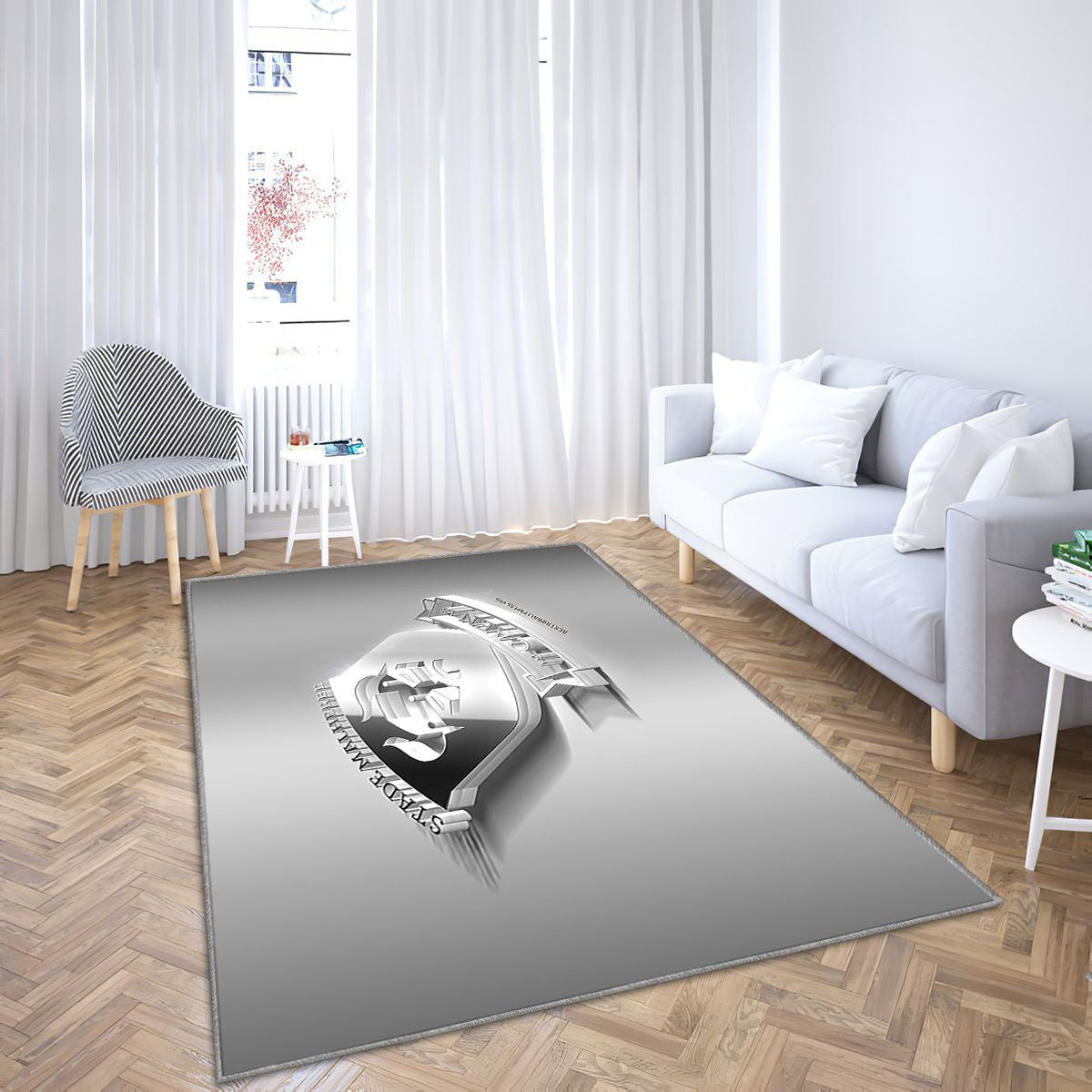Caen Fc Tapis Sol - Tapis De Salon, New3D Steelfrench Football Tapis Art, Tapis pour la décoration de la maison