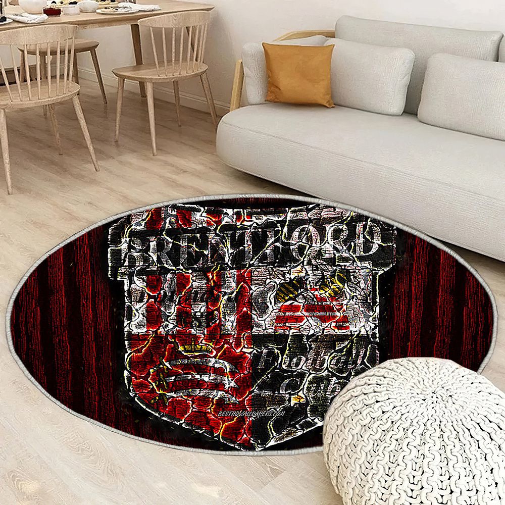Brentford Tapis Sol - Tapis De Salon, championnat du club de football anglais Tapis Art, Tapis pour la décoration de la maison
