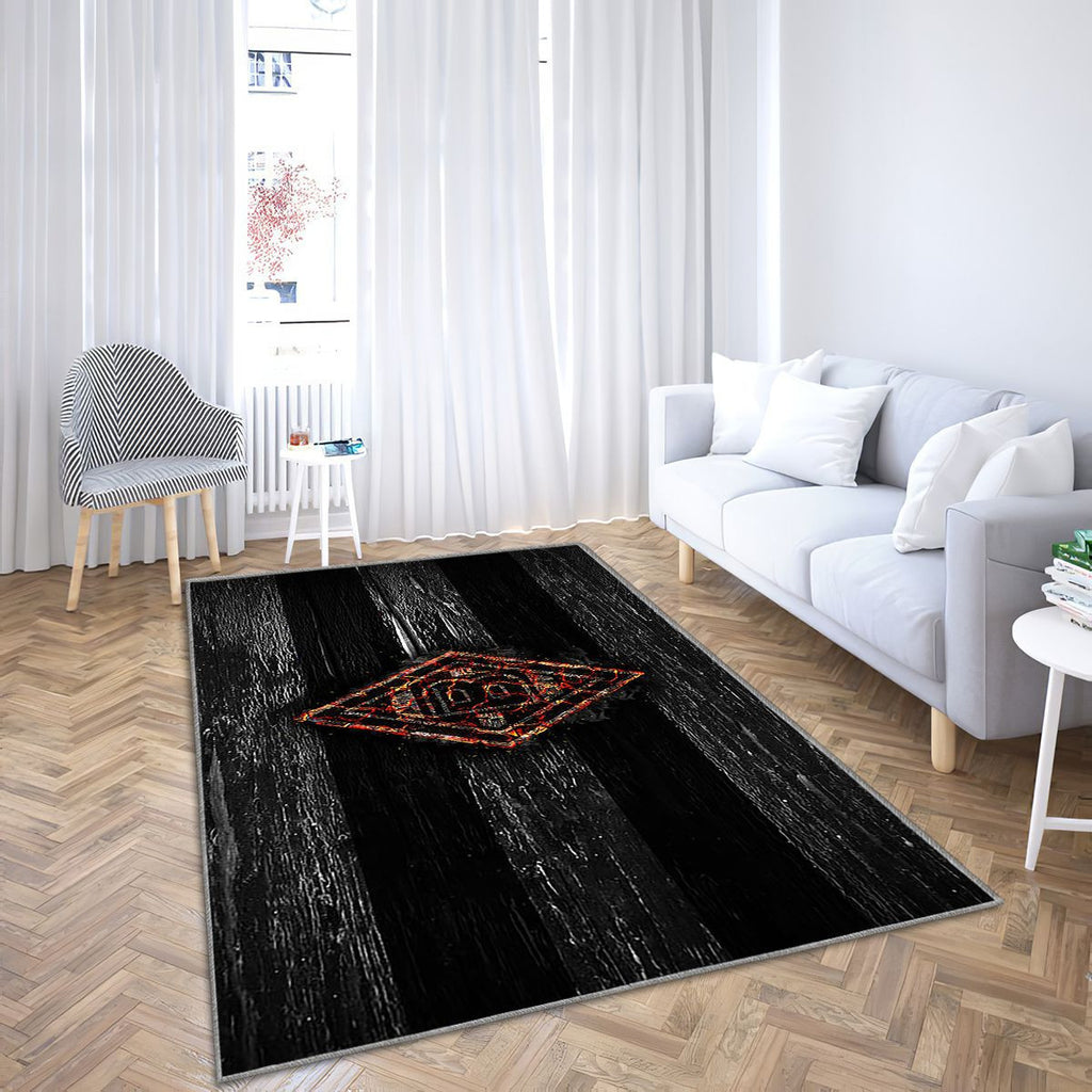 Borussia Mönchengladbach Fc Tapis Sol - Tapis De Salon, Bundesliga Club De Football Allemand Grunge Tapis Art, Tapis pour la décoration de la maison