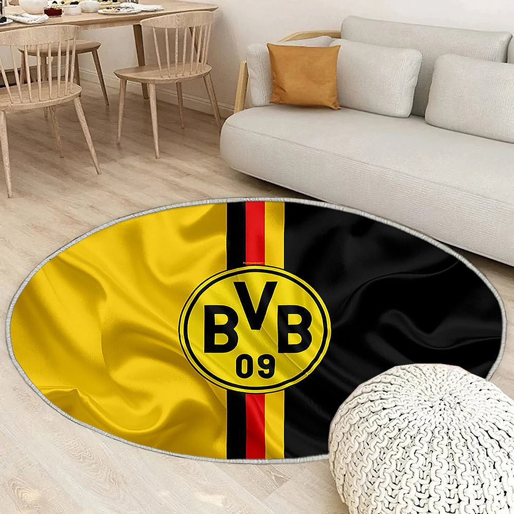 Borussia Dortmund Tapis Sol - Tapis De Salon, clubs de football allemands Bvb Tapis Art, Tapis pour la décoration de la maison
