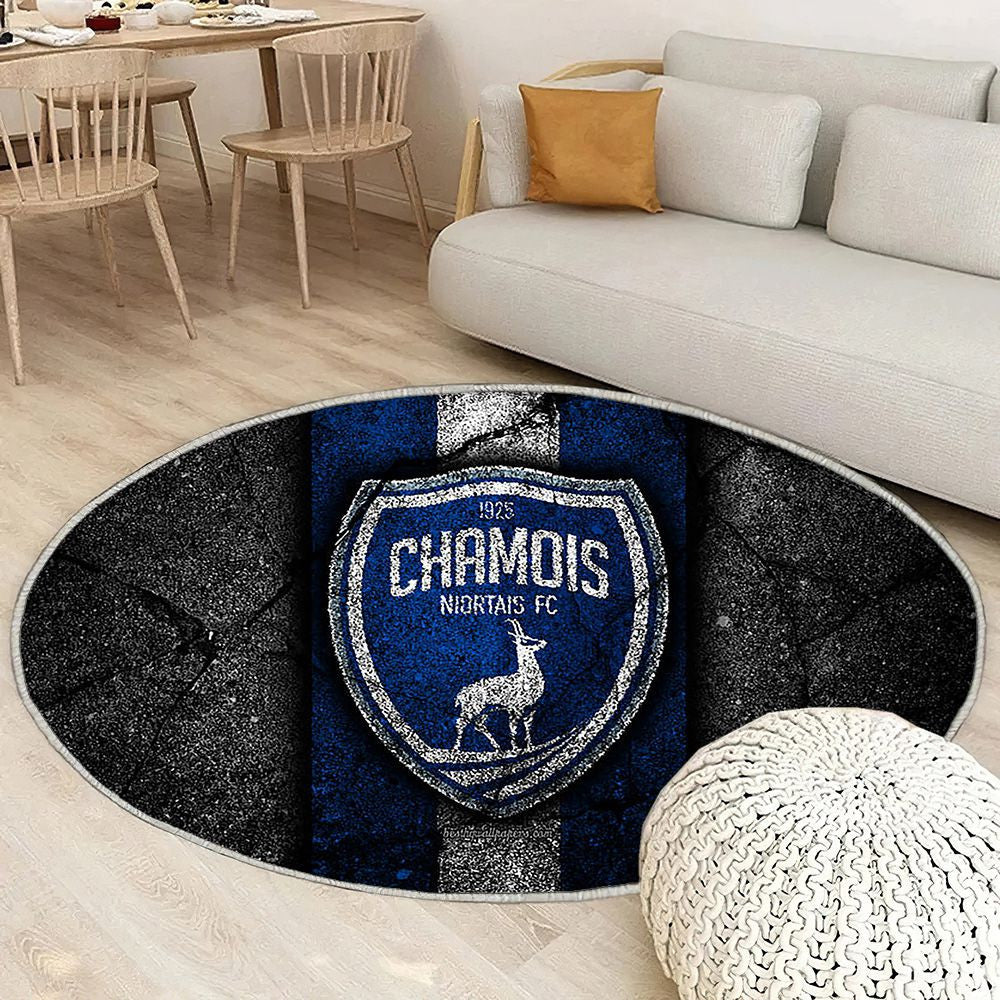 Chamois Niortais Fc Tapis Sol - Tapis De Salon, Ligue 2 Football Tapis Art, Tapis pour la décoration de la maison