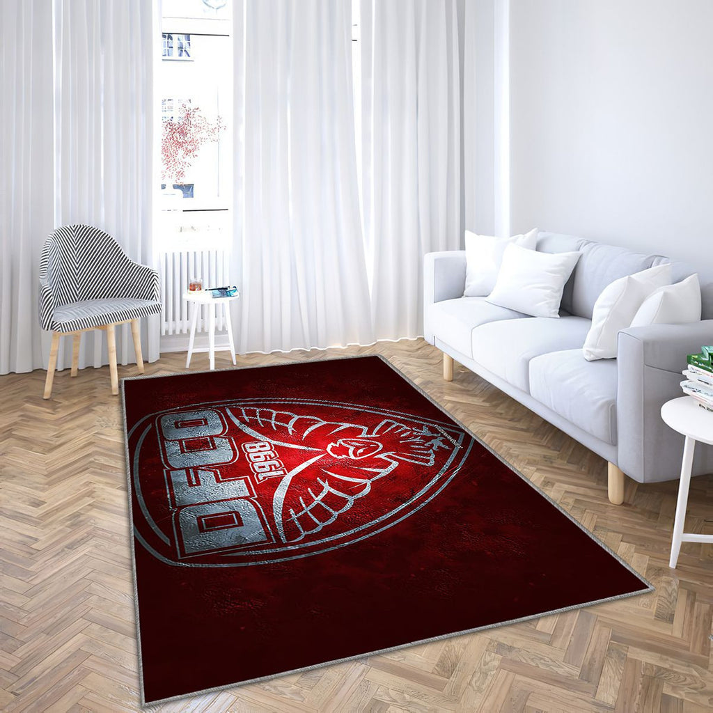Dijon Fco Tapis Sol - Tapis De Salon, Rouge Dijon Fcogrunge Art Tapis Art, Tapis pour la décoration de la maison