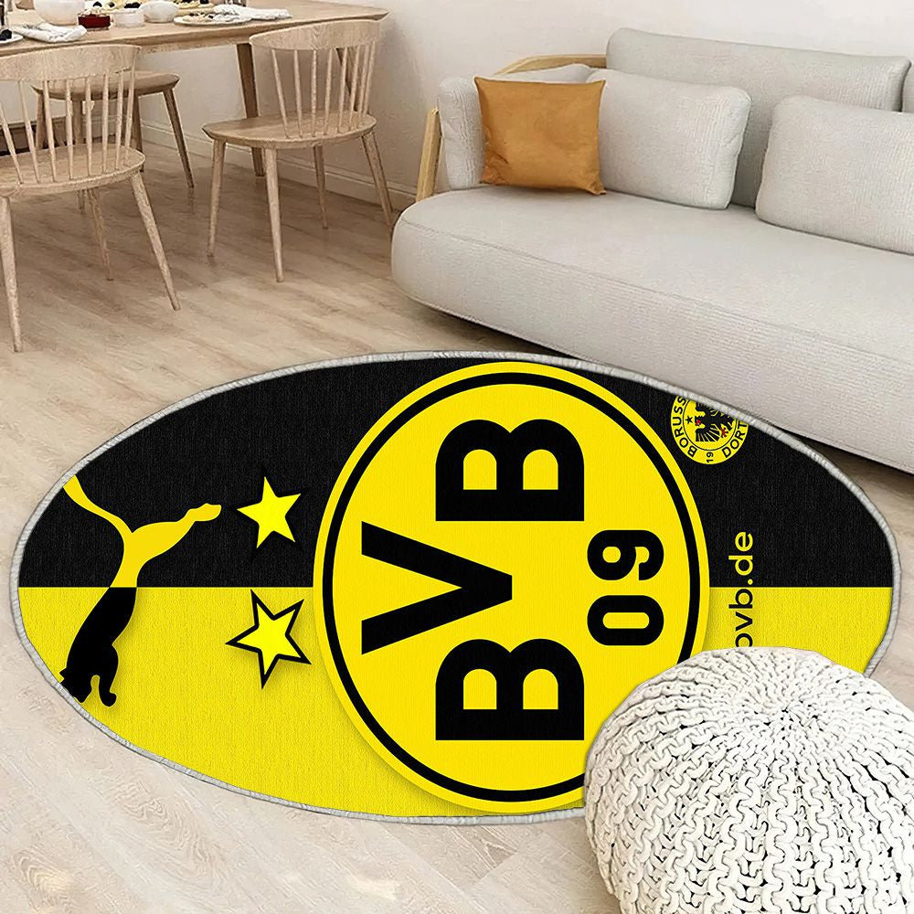 Dortmund Xs Max Tapis Sol - Tapis De Salon, Bundesliga Puma Evonik Tapis Art, Tapis pour la décoration de la maison