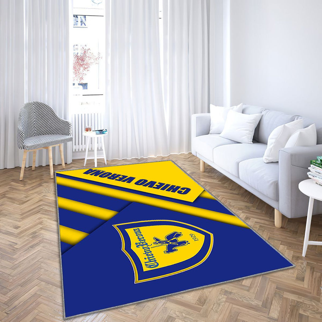 Chievo Vérone Fc Tapis Sol - Tapis De Salon, Football Serie A Chievo Tapis Art, Tapis pour la décoration de la maison