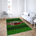 Club de football allemand Fc Augsburg Tapis Sol - Tapis De Salon, Augsbourg Allemagne Tapis Art, Tapis pour la décoration de la maison