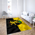 Drapeau de la ville allemande de Heidelberg Tapis Sol - Tapis De Salon, symboles de Heidelberg Tapis Art, Tapis pour la décoration de la maison