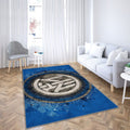 Fc Internazionale Art Géométrique Bleu Tapis Sol - Tapis De Salon, Serie A Milan Tapis Art, Tapis pour la décoration de la maison