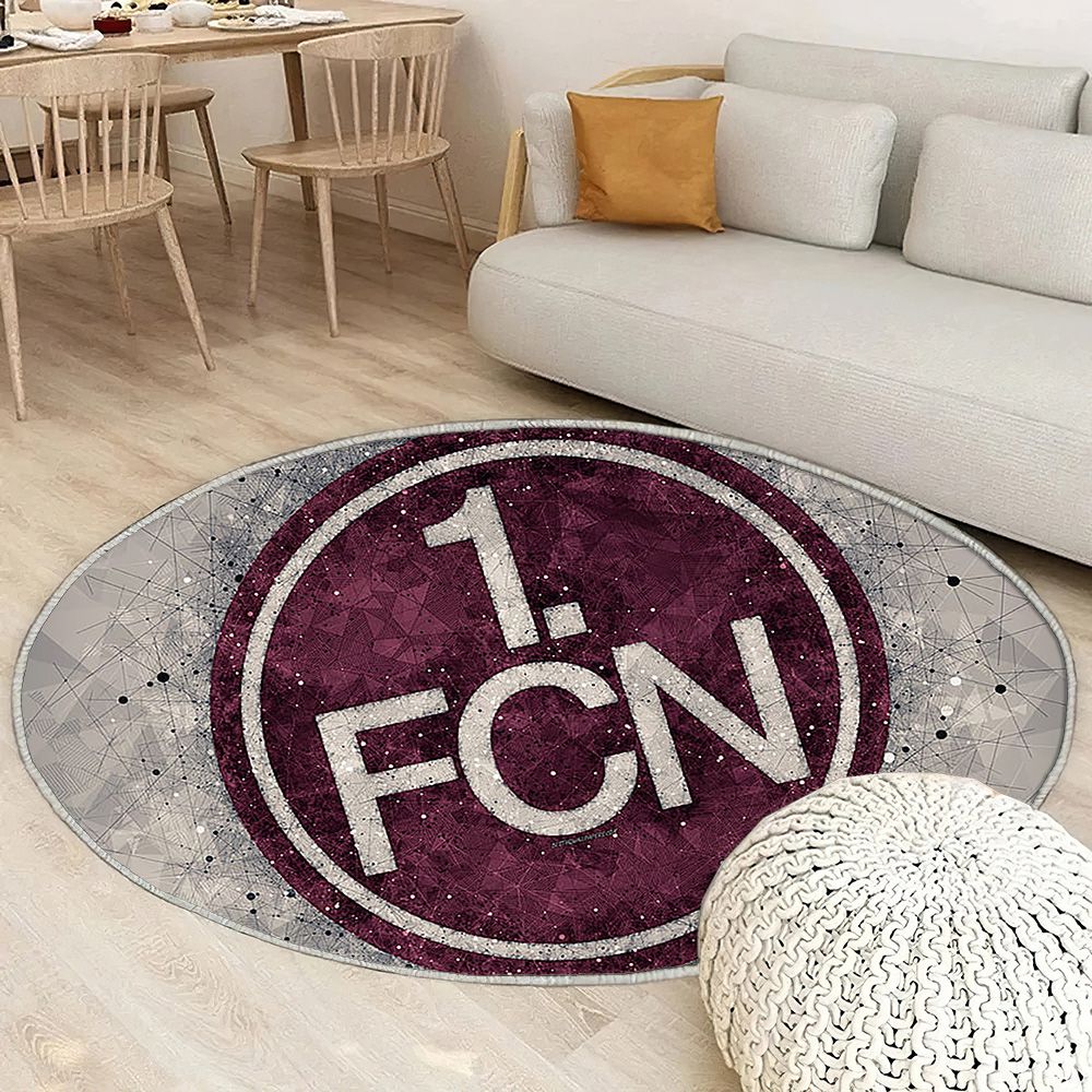 Fc Nuremberg Club de Football allemand Nuremberg Tapis Sol - Tapis De Salon, Football 2 Bundesliga Gris Tapis Art, Tapis pour la décoration de la maison