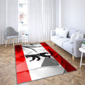 Drapeau de Berlin Tapis Sol - Tapis De Salon, Allemagne Drapeau de Berlin Tapis Art, Tapis pour la décoration de la maison
