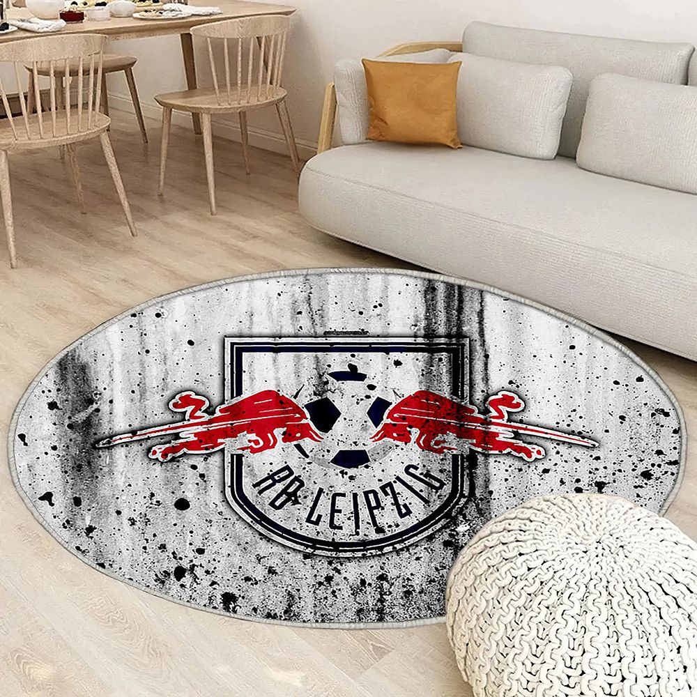 Fc Rb Leipzig Logoallemagne Rb Leipzig Tapis Sol - Tapis De Salon, Club De Football Rb Leipzig Fc Tapis Art, Tapis pour la décoration de la maison