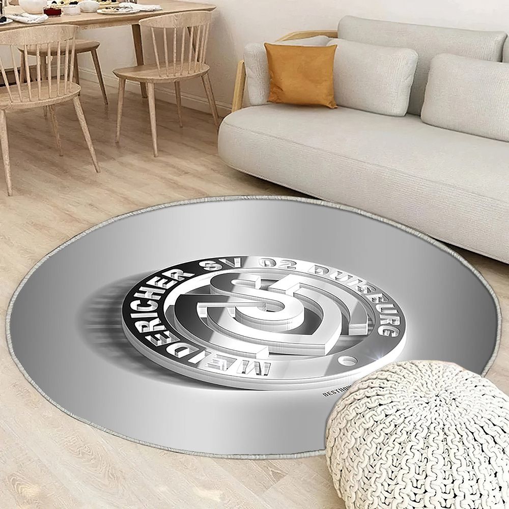 Fc Magdebourg Tapis Sol - Tapis De Salon, Club de football allemand 3Dmagdeburgbundesliga 2 Tapis Art, Tapis pour la décoration de la maison