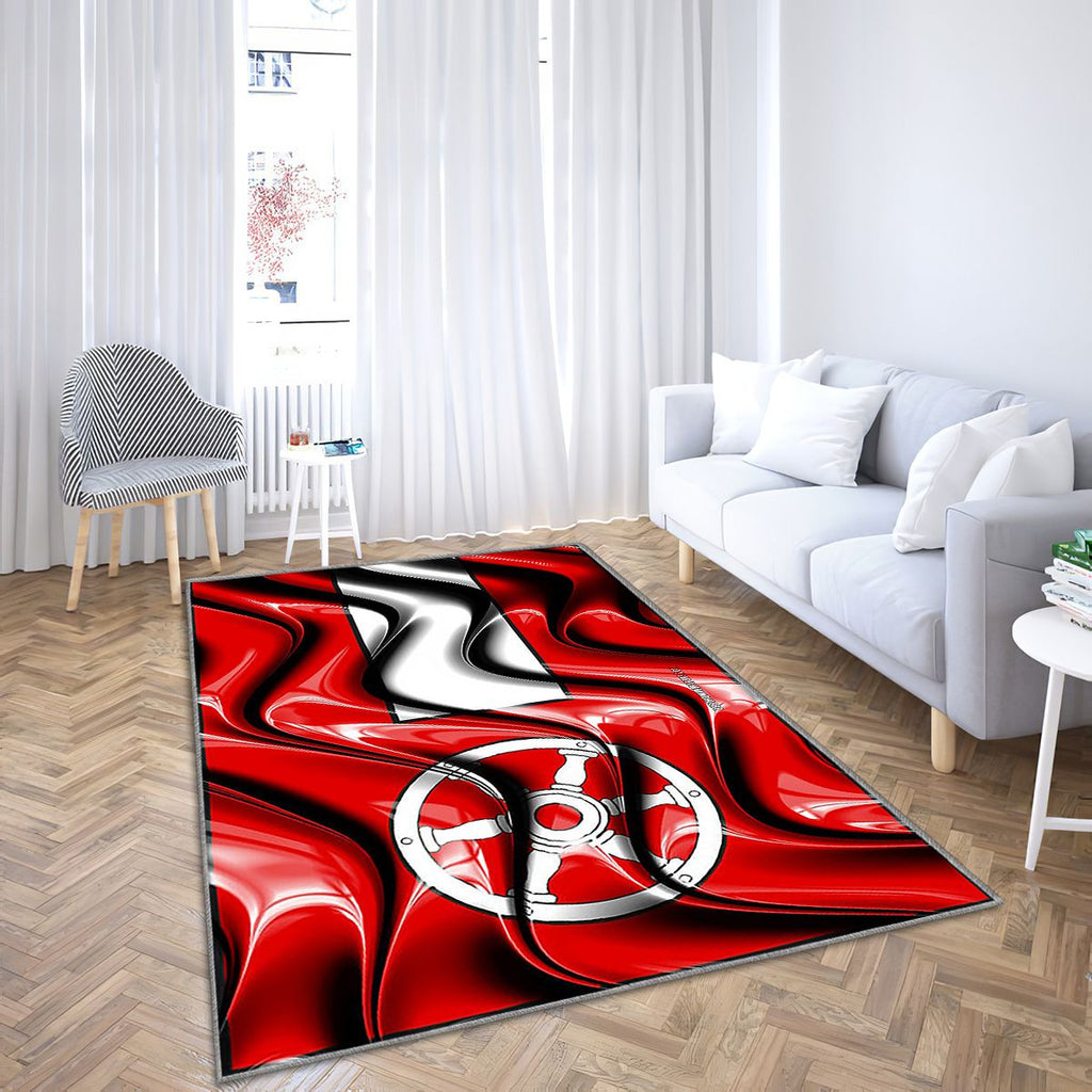 Erfurt Drapeau Villes D'Allemagne Tapis Sol - Tapis De Salon, Erfurt Erfurt Villes Allemandes Tapis Art, Tapis pour la décoration de la maison