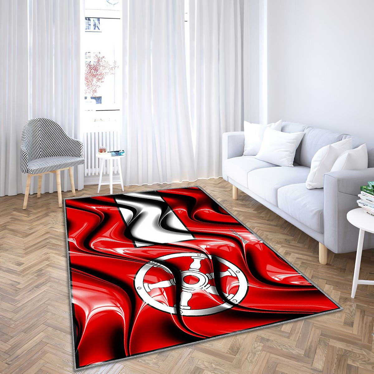 Erfurt Drapeau Villes D'Allemagne Tapis Sol - Tapis De Salon, Erfurt Erfurt Villes Allemandes Tapis Art, Tapis pour la décoration de la maison