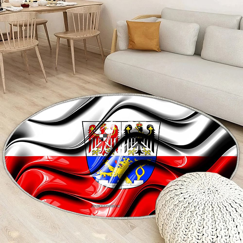 Erlangen Drapeau Villes D'Allemagne Tapis Sol - Tapis De Salon, Erlangen Erlangen Villes allemandes Tapis Art, Tapis pour la décoration de la maison