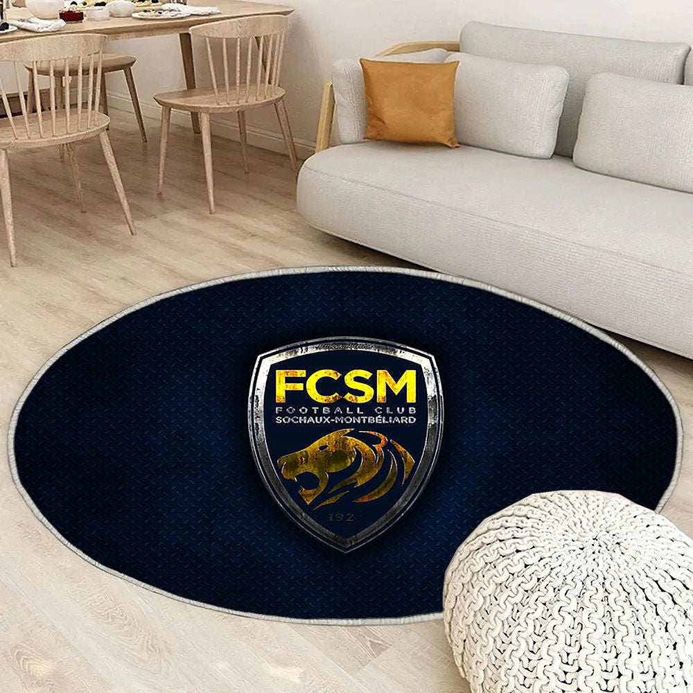 Fc Sochaux-Montbéliard Tapis Sol - Tapis De Salon, France Ligue 2 Tapis Art, Tapis pour la décoration de la maison
