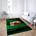 Fc Augsbourg Logoallemagne Augsbourg Tapis Sol - Tapis De Salon, Football Club Augsbourg Fc Tapis Art, Tapis pour la décoration de la maison