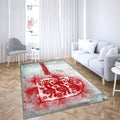 Équipe nationale de football d'Angleterre Tapis Sol - Tapis De Salon, Footballart Tapis Art, Tapis pour la décoration de la maison