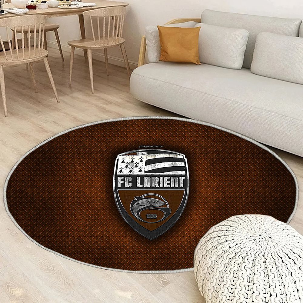 Fc Lorient Tapis Sol - Tapis De Salon, France Ligue 2 Tapis Art, Tapis pour la décoration de la maison
