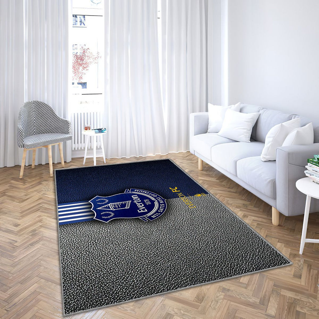 Everton Fc English Football Club Tapis Sol - Tapis De Salon, Premier League Everton Tapis Art, Tapis pour la décoration de la maison
