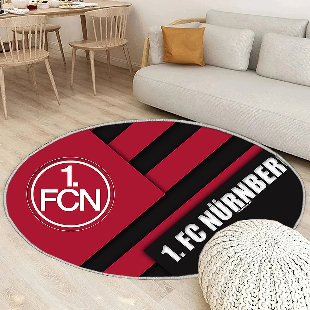 Fc NNbergburgundy Ion Nuremberg Tapis Sol - Tapis De Salon, Bundesliga 2 Tapis Art, Tapis pour la décoration de la maison