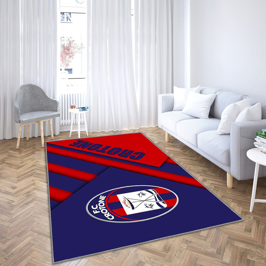 Fc Crotone Tapis Sol - Tapis De Salon, Football Serie A Crotone Tapis Art, Tapis pour la décoration de la maison