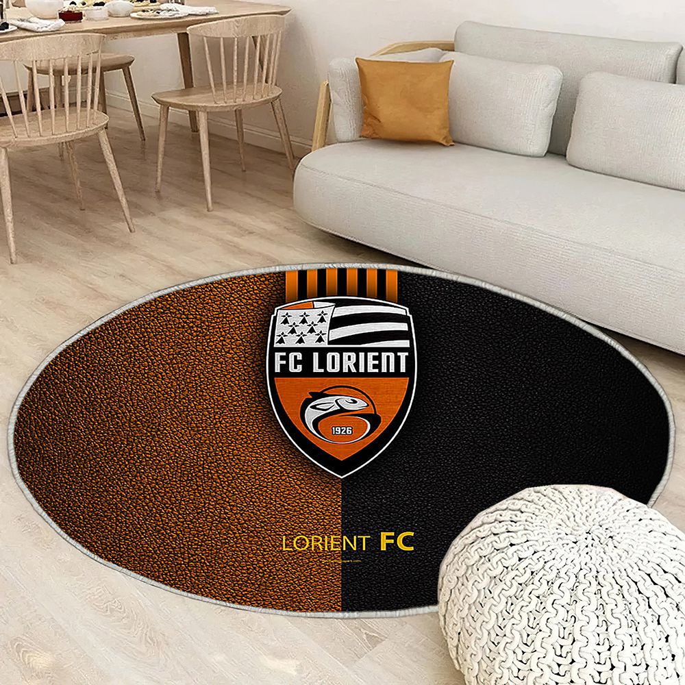 Fc Lorient Lorient Tapis Sol - Tapis De Salon, Deuxième Division Tapis Art, Tapis pour la décoration de la maison