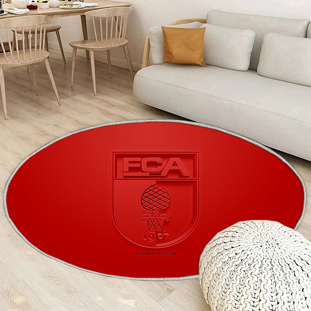Fc Augsbourg Tapis Sol - Tapis De Salon, Club De Football Allemand Tapis Art, Tapis pour la décoration de la maison