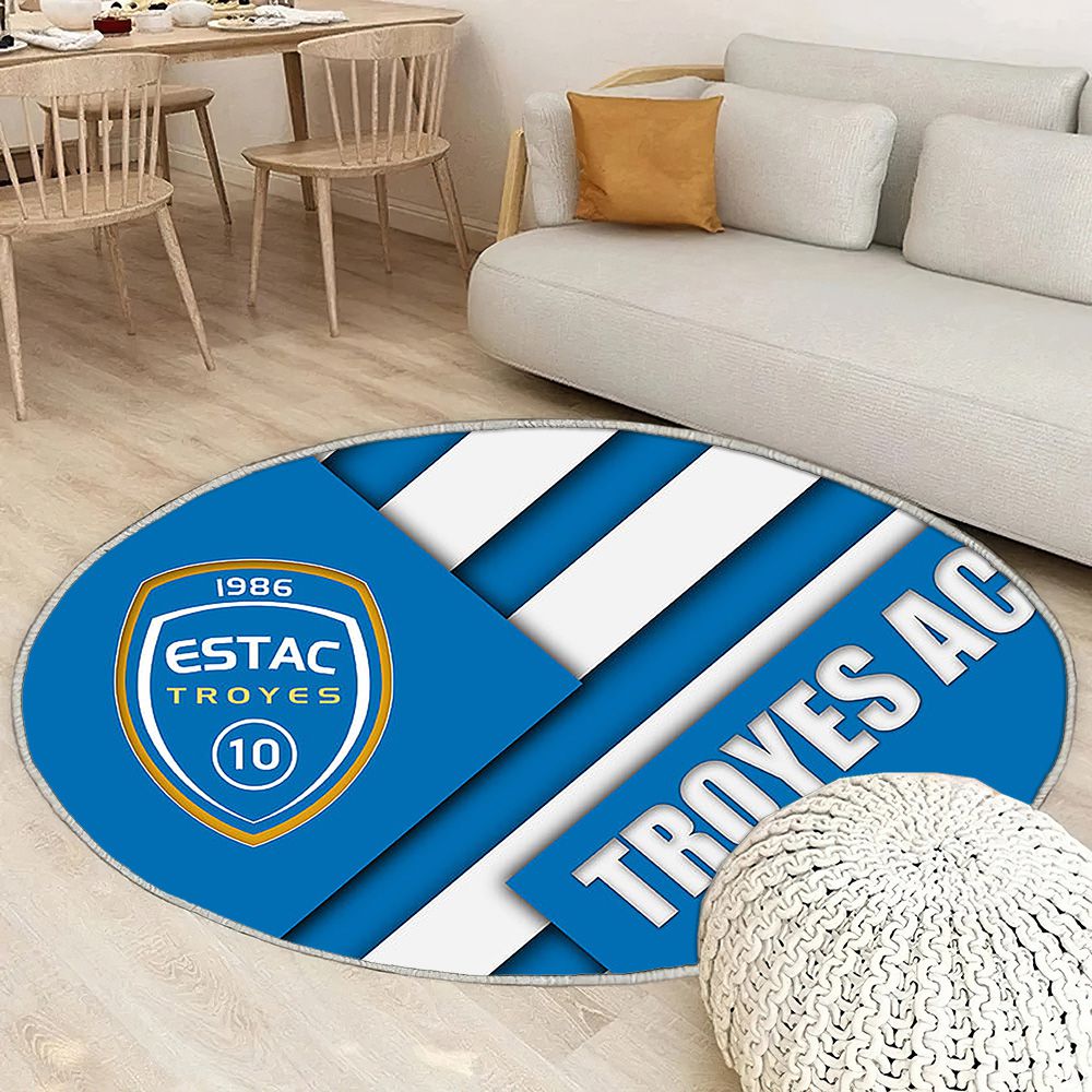 Es Troyes Ac Tapis Sol - Tapis De Salon, TroyesFootball français Tapis Art, Tapis pour la décoration de la maison