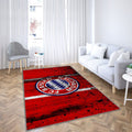 Logo Fc Bayern MunichAllemagne Bayern Munich Tapis Sol - Tapis De Salon, Club De Football Bayern Munich Fc Tapis Art, Tapis pour la décoration de la maison