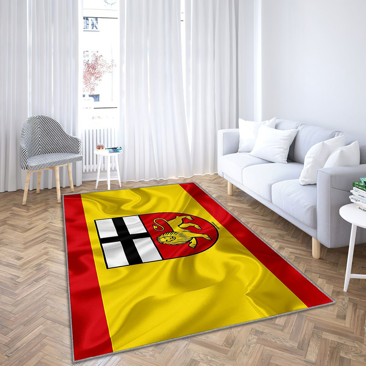 Drapeau de la ville allemande de Bonn Tapis Sol - Tapis De Salon, Tapis Art, Tapis pour la décoration de la maison