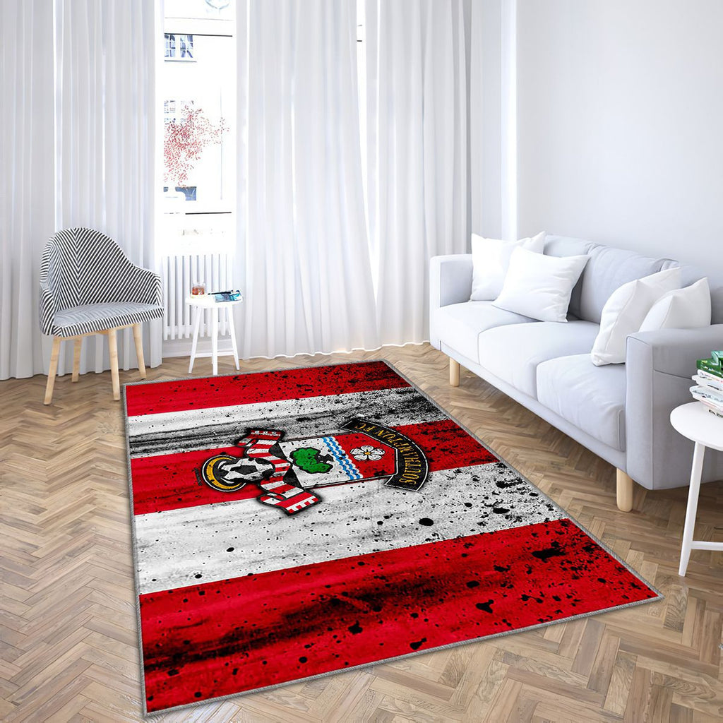 Fc Southampton Premier League Tapis Sol - Tapis De Salon, Angleterre Football Football Club Tapis Art, Tapis pour la décoration de la maison