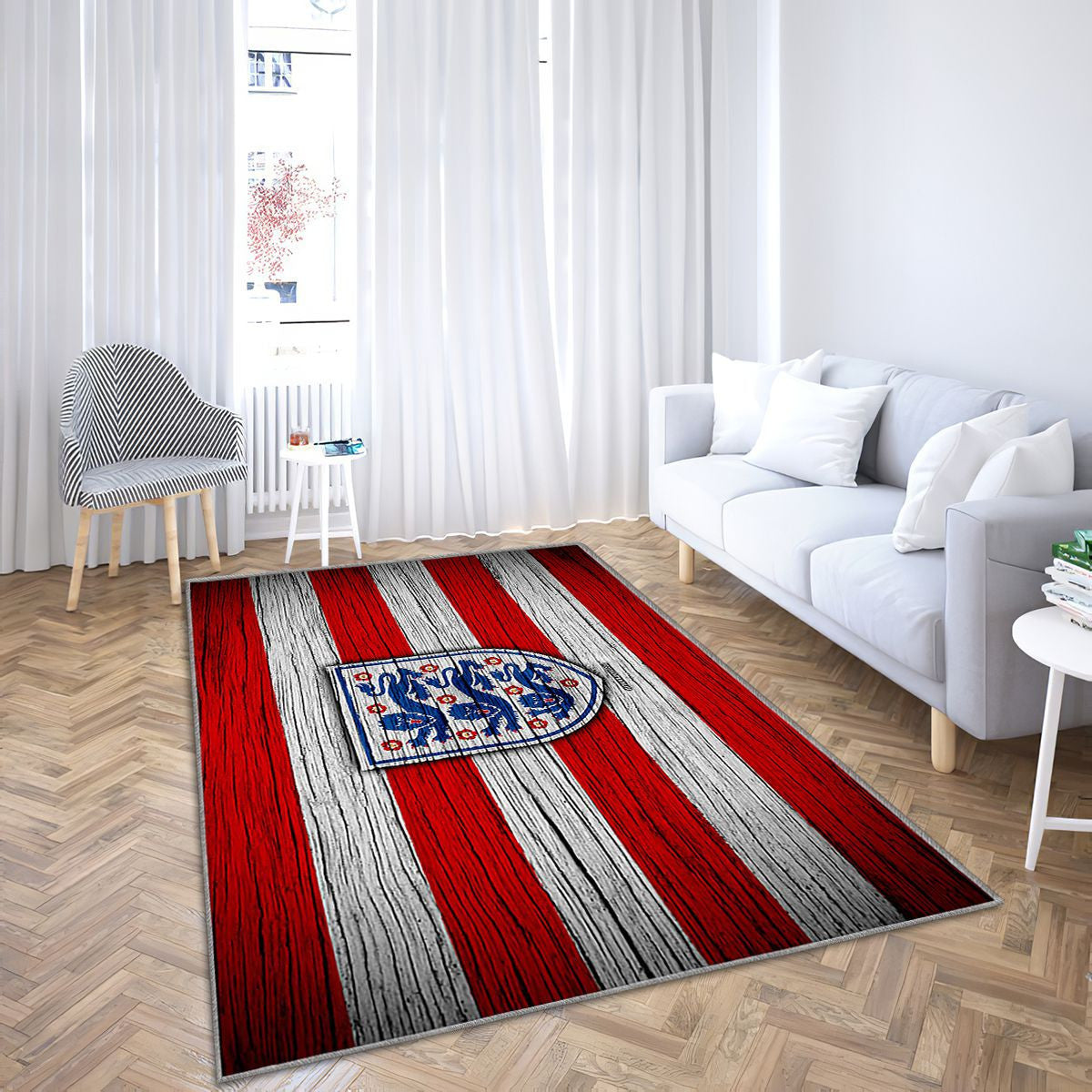 Équipe nationale de football d'Angleterre Tapis Sol - Tapis De Salon, football européen Tapis Art, Tapis pour la décoration de la maison